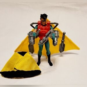 Batman Animated Series Turbo Glider & Robin Action Figure (1992)
